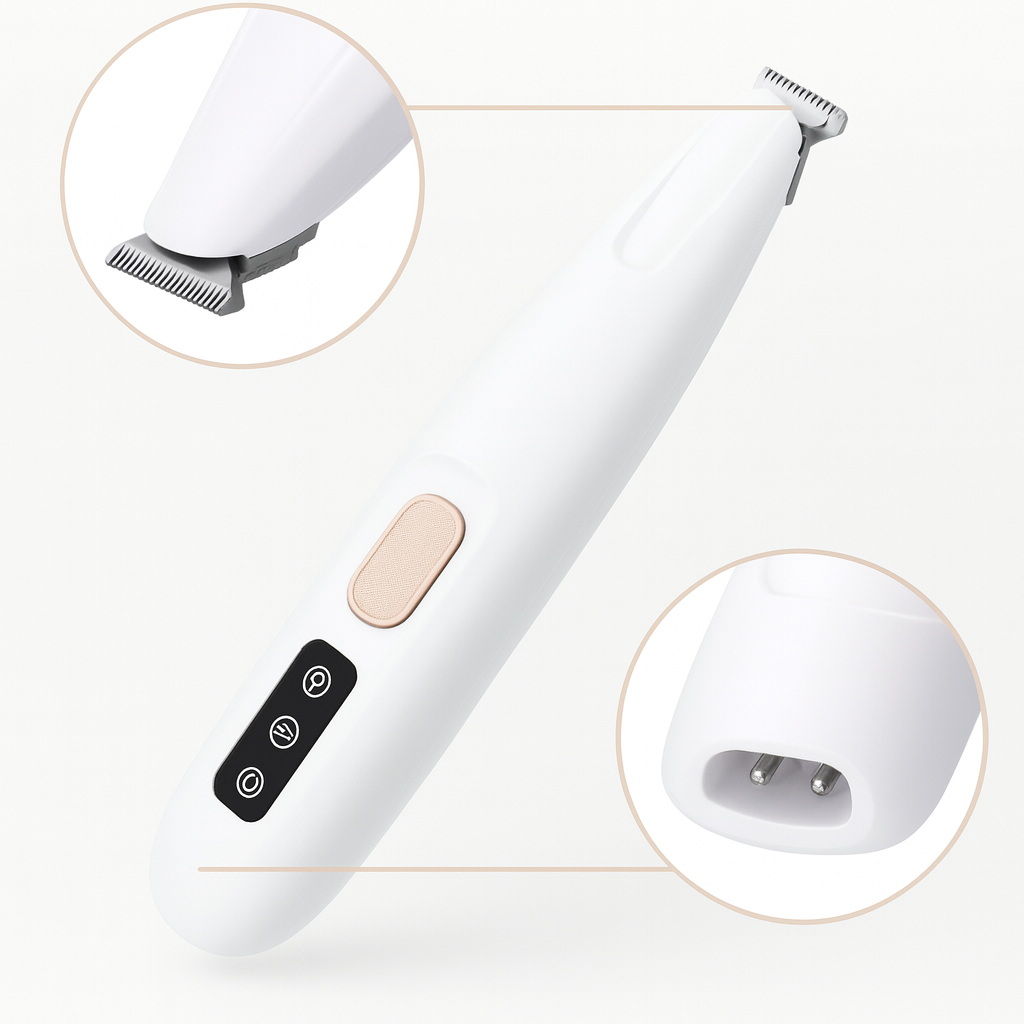 Rechargeable LED Pet Paw Hair Trimmer