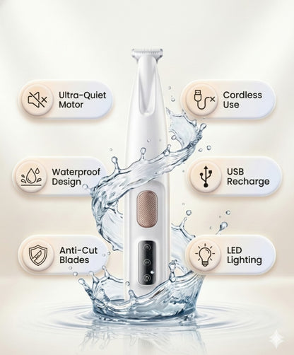 PawshLite Groomer LED Pet Hair Trimmer