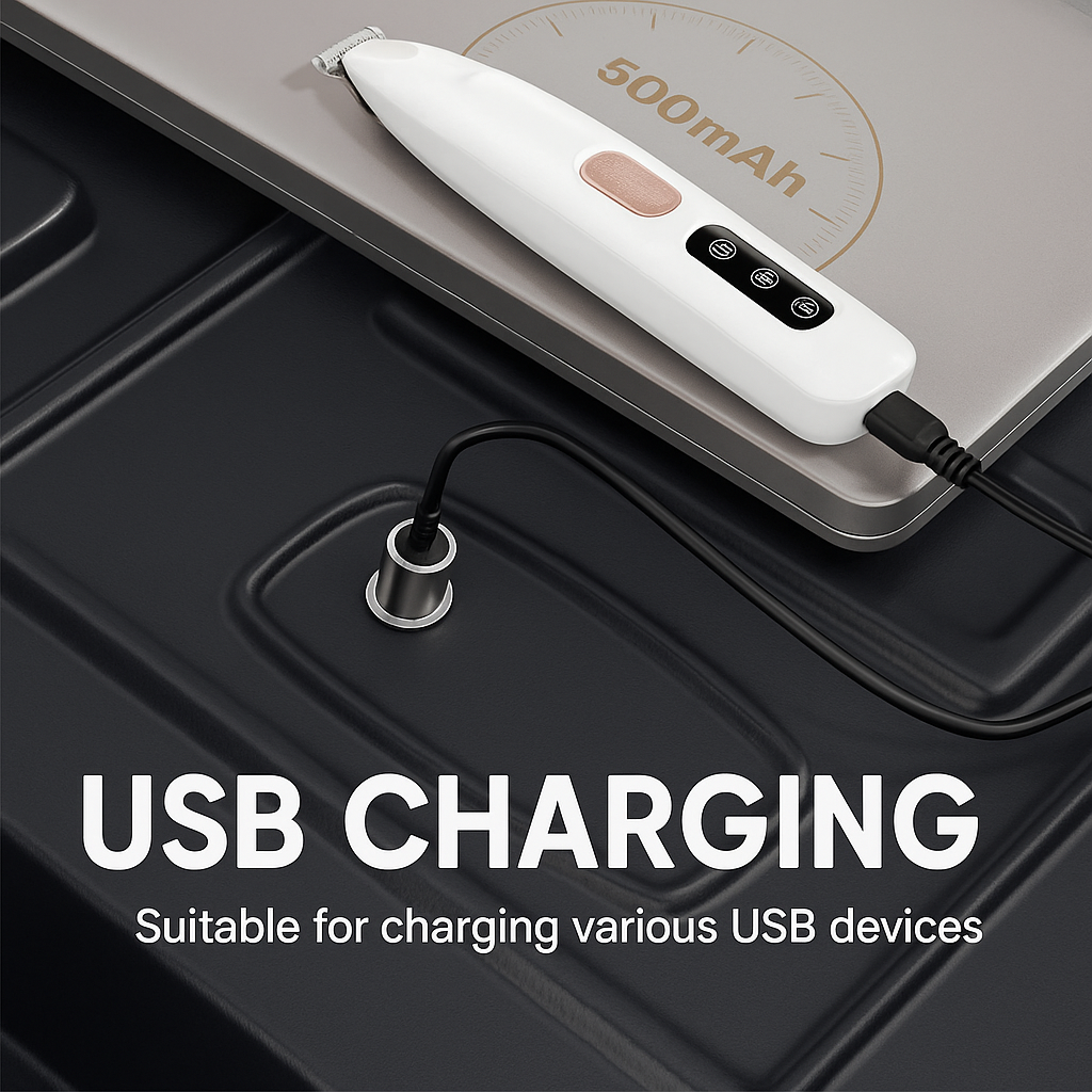 Rechargeable LED Pet Paw Hair Trimmer